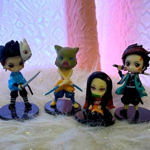 Mini Demon slayer figures
